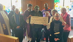 priests, residents and donors in SLC chapel
