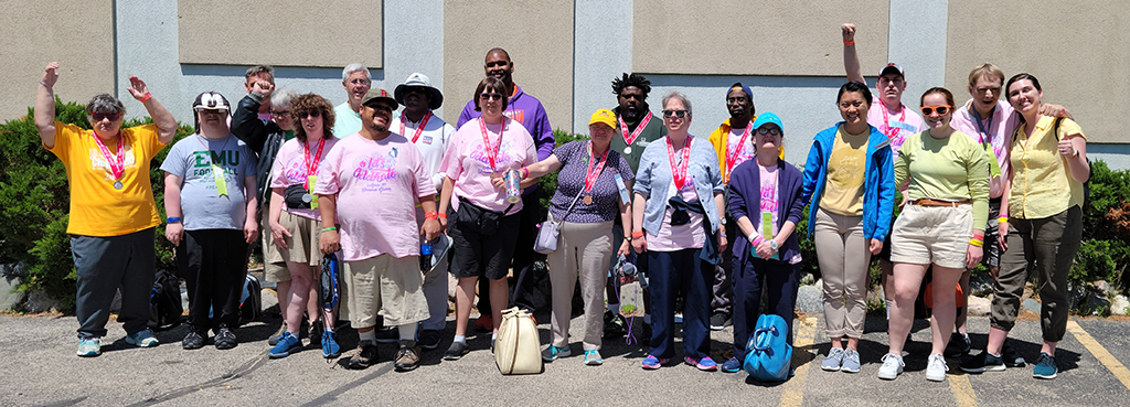Team SLC at the 2022 Michigan Special Olympics Summer Games