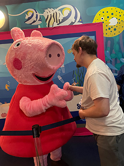 Peppa Pig and Ray