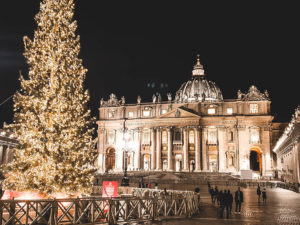 St. Peter's Basilica at Christmas