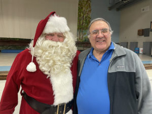 Santa and Fr. Enzo