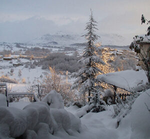 A winter view of Corcumello