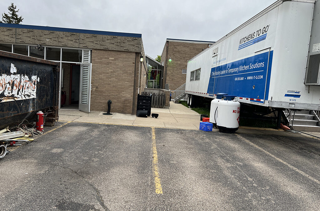 St. Louis Center temporary kitchen